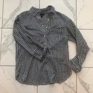J. Crew Geometric Top